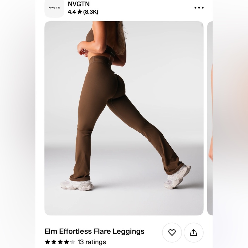NVGTN flare legging. Still in the packaging. Sold out online.